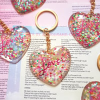 Image 1 of Lover Resin Keychain