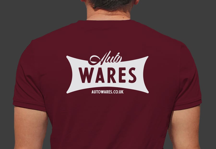 Image of Auto Wares Tee - Burgundy / Green