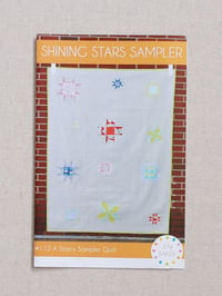 Image 1 of Shining Stars Sampler Quilt Pattern (Paper Copy)