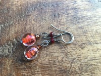 Image 3 of 'Summer Hues' - Vintage glass earrings a 147