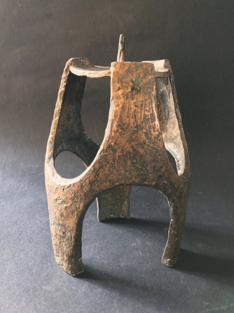 Image of Brutalist Bronze Candleholder