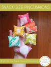 Snack Size Pincushions Pattern (PDF Download)