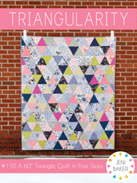 Image 1 of Triangularity Quilt Pattern (PDF Download)