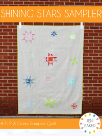 Image 1 of Shining Stars Sampler Quilt Pattern (PDF Download)