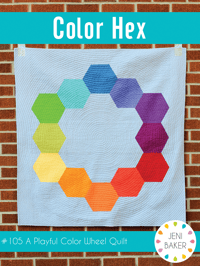 Image 1 of Color Hex Quilt Pattern (PDF Download)