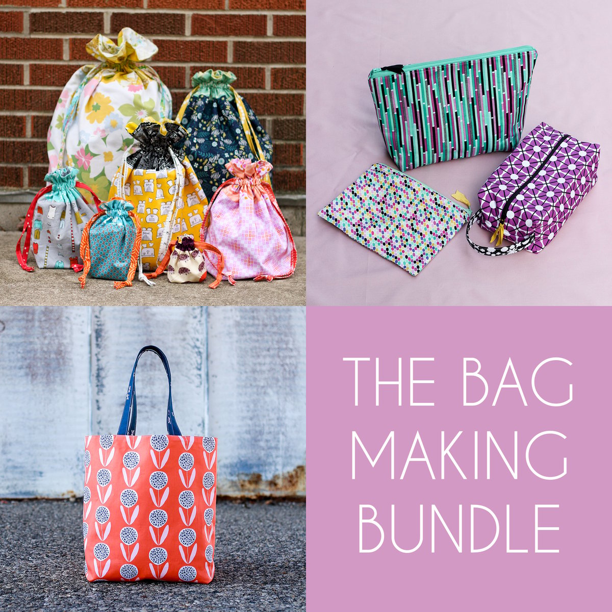 The Bag Making Pattern Bundle (PDF Download) | Jeni Baker Patterns
