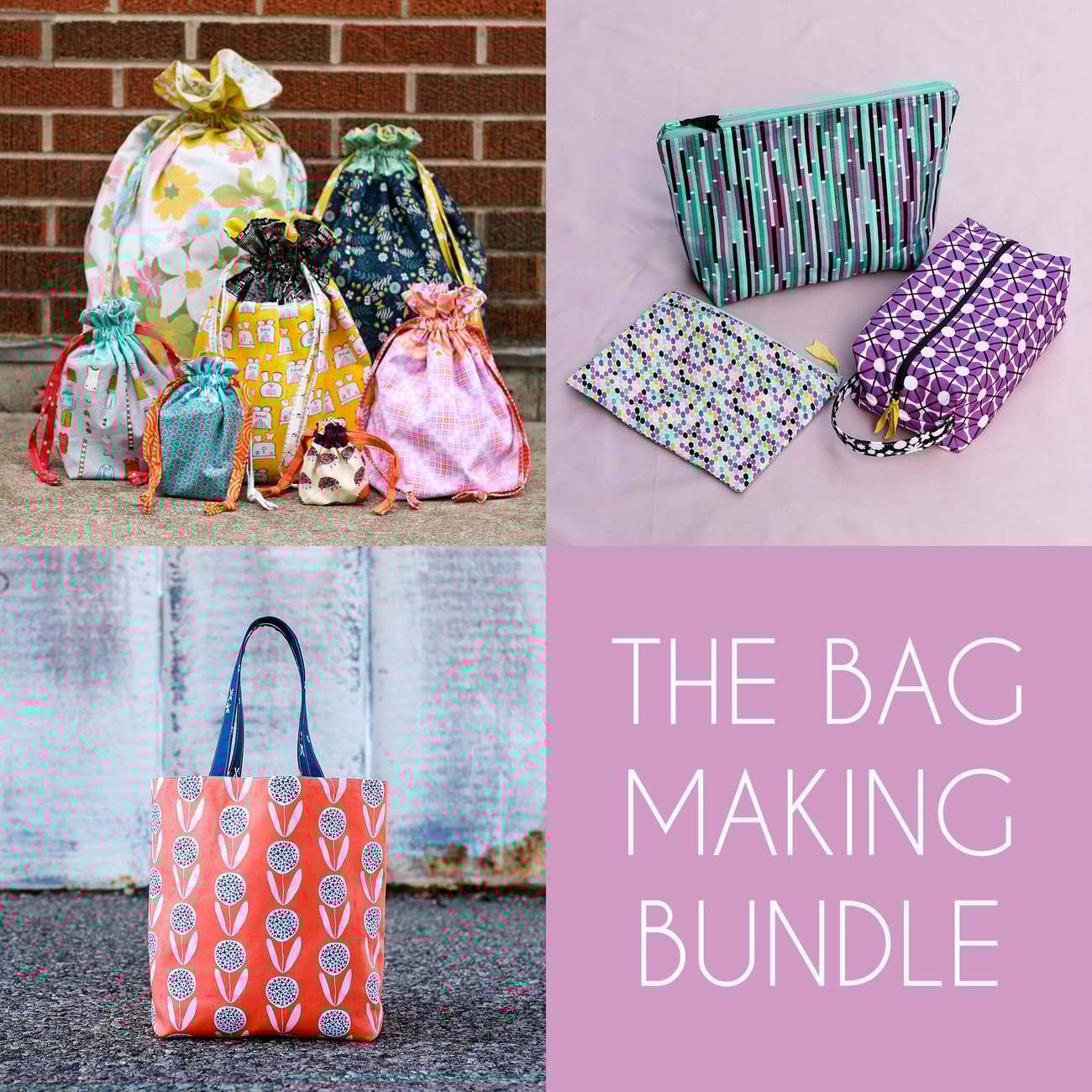The Bag Making Pattern Bundle (PDF Download) Jeni Baker Patterns