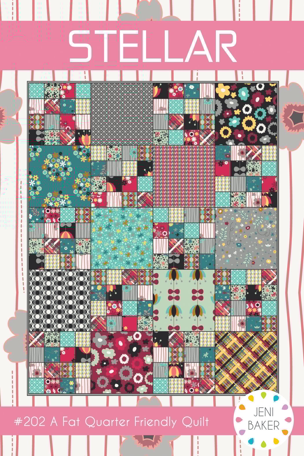 Stellar Quilt Pattern (PDF Download) Jeni Baker Patterns