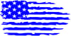 Distressed Flag Decal