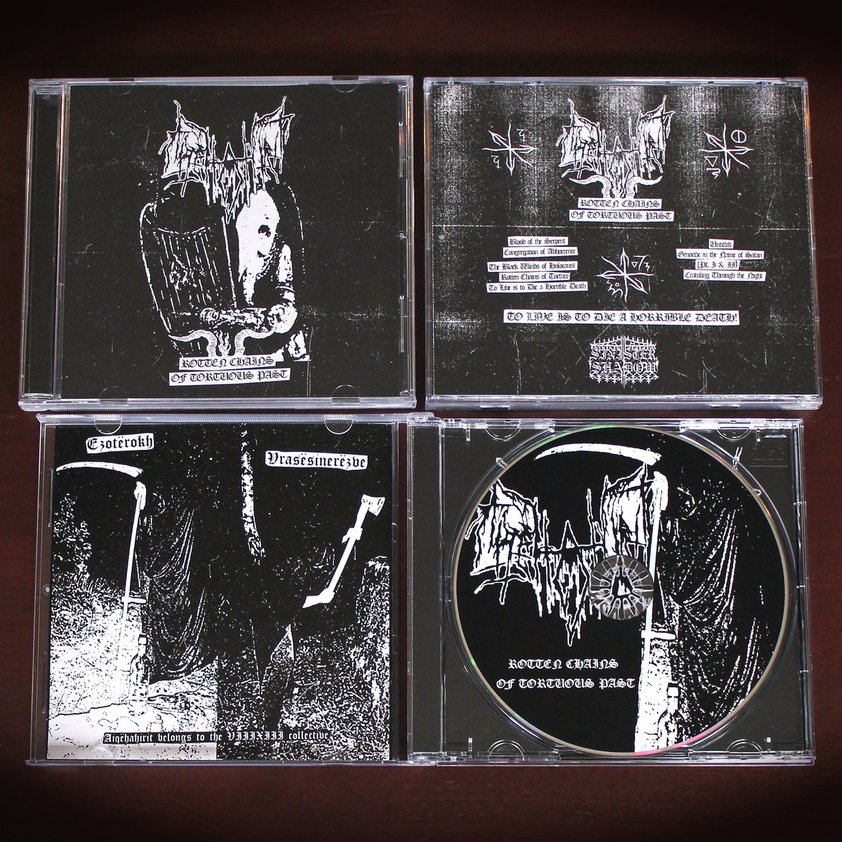 Arcane Altar — Aiqëhahirit ‎– Rotten Chains of Tortuous Past CD