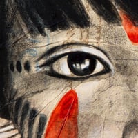 Image 3 of Canva Art Print - "Enfant Kayapo"