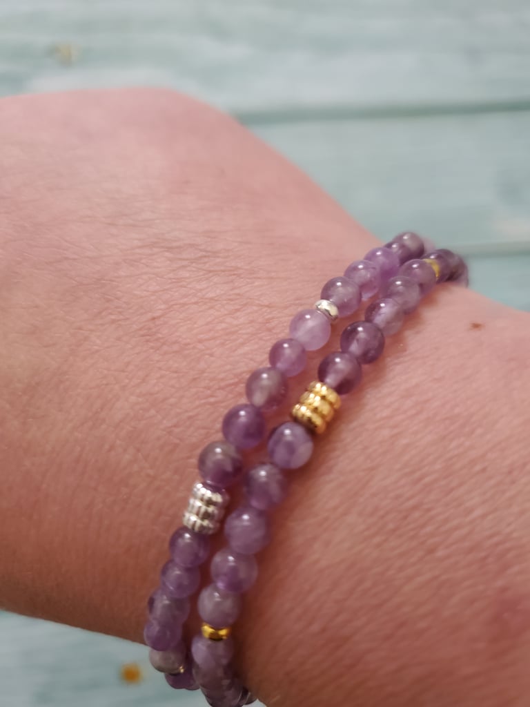 Delicate Amethyst Bracelet Image 4