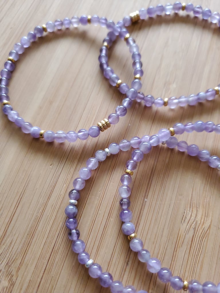 Delicate Amethyst Bracelet Image 5