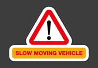 Image 2 of Slow Moving Vehicle Magnet 