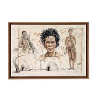 Image 5 of Original painting - "Bushmen people & Chamanism" - 50x73 cm