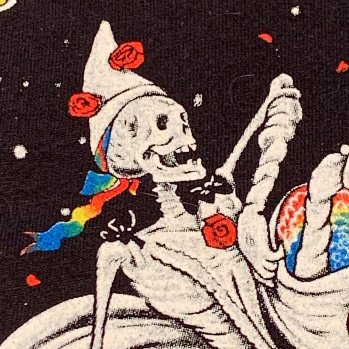 Original Vintage Grateful Dead 1988/89 NYE Short Sleeve Tee! Medium