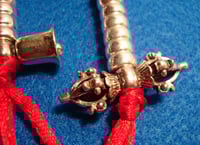 Image 4 of Mala Counters • 5XL Bell & Dorje • 11mm • 925 Sterling Silver