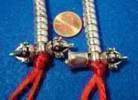 Image 1 of Mala Counters • 5XL Bell & Dorje • 11mm • 925 Sterling Silver