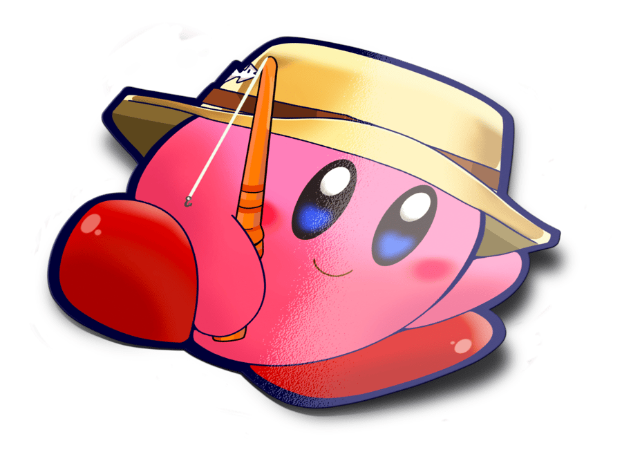 Image of Kirby fishing