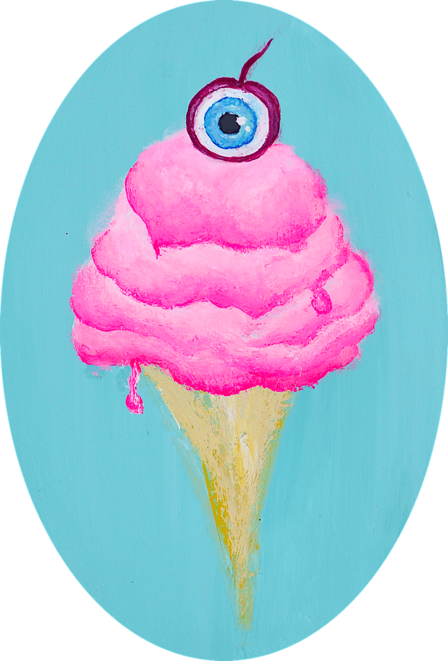 Sugar Sweet Cone Print 