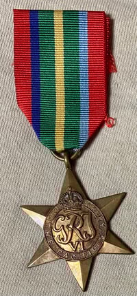 Image 2 of WW2 (British) Pacific Campaign Star - Authentic Issue