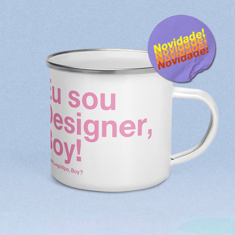 Image of Designer Pink - Enamel Mug