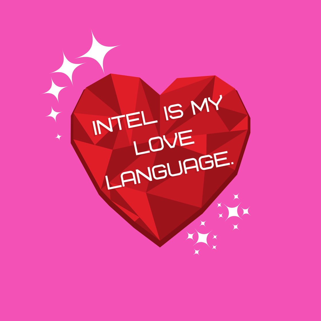 Image of Intel is my Love Language