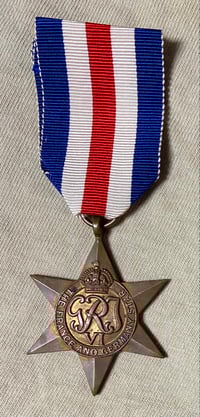 Image 5 of WW2 (British) France & Germany Campaign Star - Authentic Issue