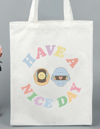 "Have a Nice Day" Daft Punk Tote 