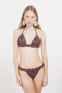 Image 2 of BIKINI BAY + BABE MICRO MACU NERO/CORALLO €139 - 50%