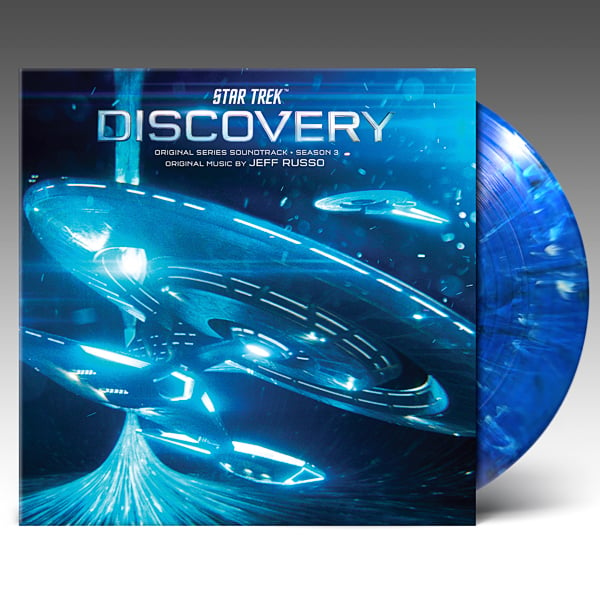 Image of Star Trek Discovery (Original Series Soundtrack Season 3) - 'Blue/White Marble Vinyl' - Jeff Russo