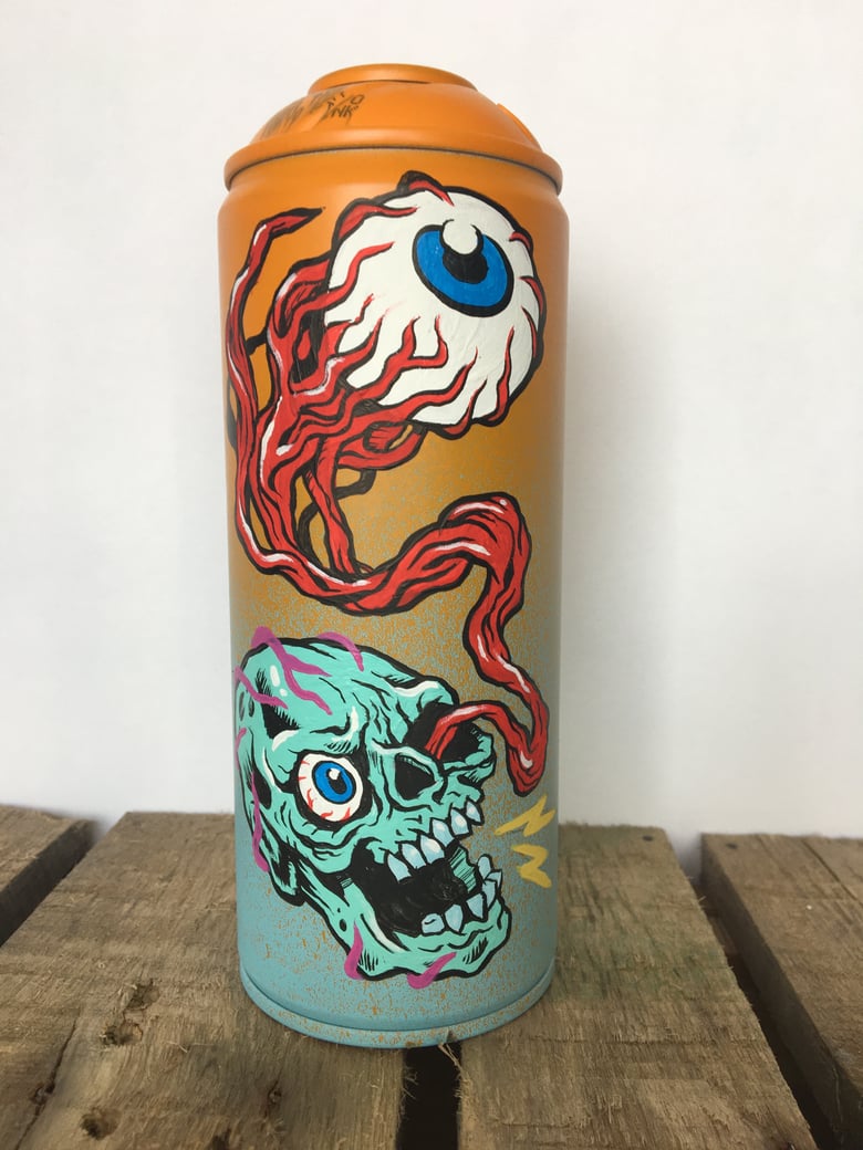 Image of Hand Painted Dead Can #5