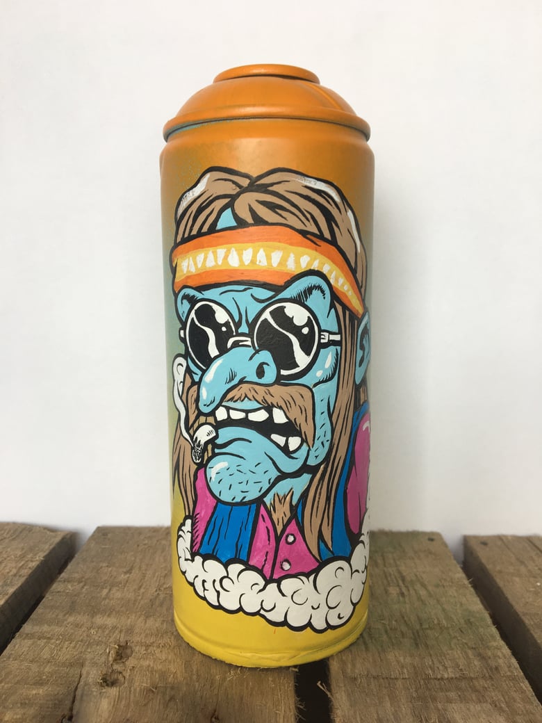 Image of Hand Painted Dead Can #6