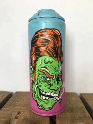 Image of Hand Painted can #7