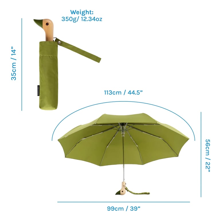 PARAPLUIE CANARD VERT KELLY, ORIGINAL DUCKHEAD Image 4