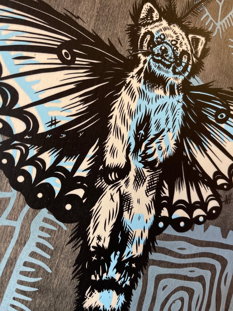 Image of Lovechild on Pine Panel
