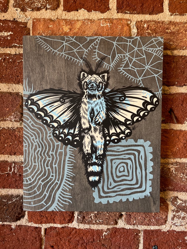 Image of Lovechild on Pine Panel