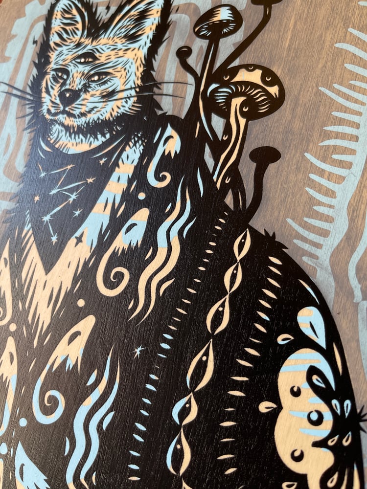 Image of Homeschool on Pine Panel
