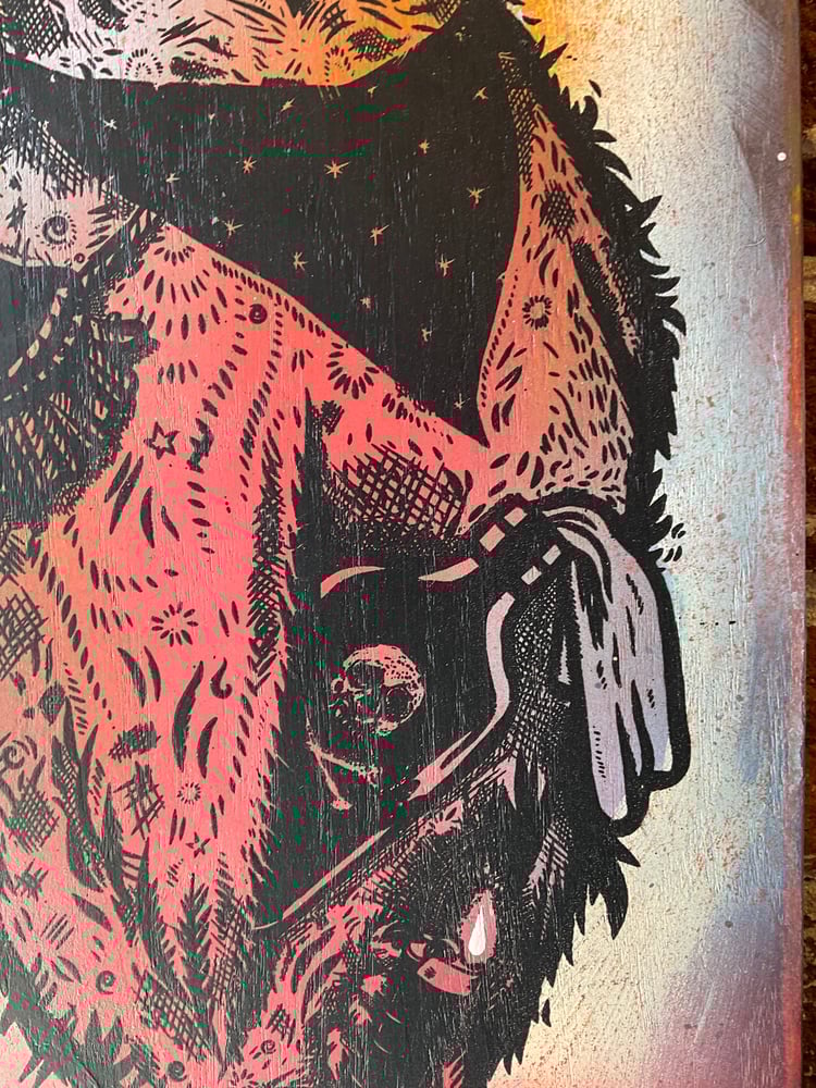 Image of You Might Be A Hero on Distressed Pine Panel