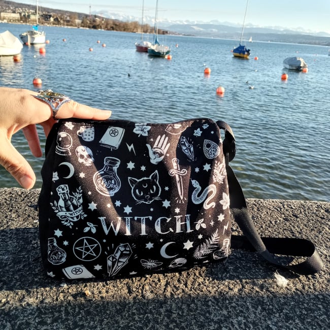 Witchy mini Bag / OUIJA Magic Purse