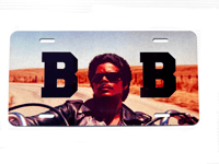 La Bamba Bob Morales license plate 
