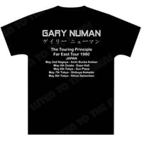 Image 2 of Gary Numan - Touring Principle Japan 1980 T-Shirt
