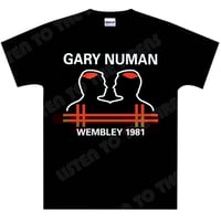 Image 1 of Gary Numan - Wembley 1981 Fairwell Concert PREMIUM Souvenir T-Shirt