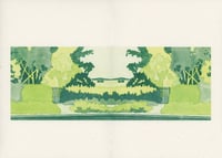 Rorschach Foliage - A3 Riso Print