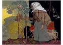 Franz Wacik "Witch with little mushroom men" poster
