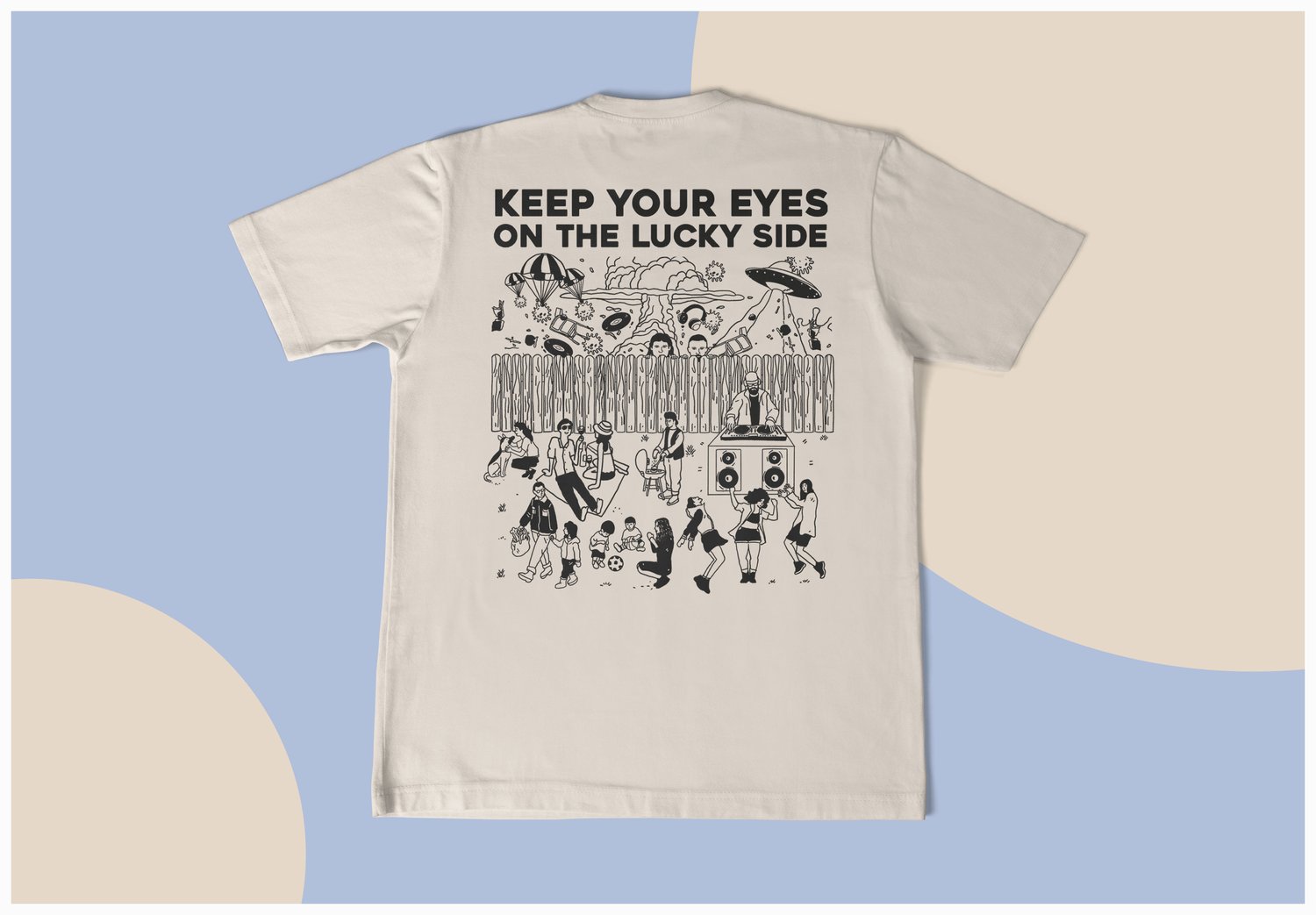 Image of keep your eyes on the lucky side / uni-sex shirt