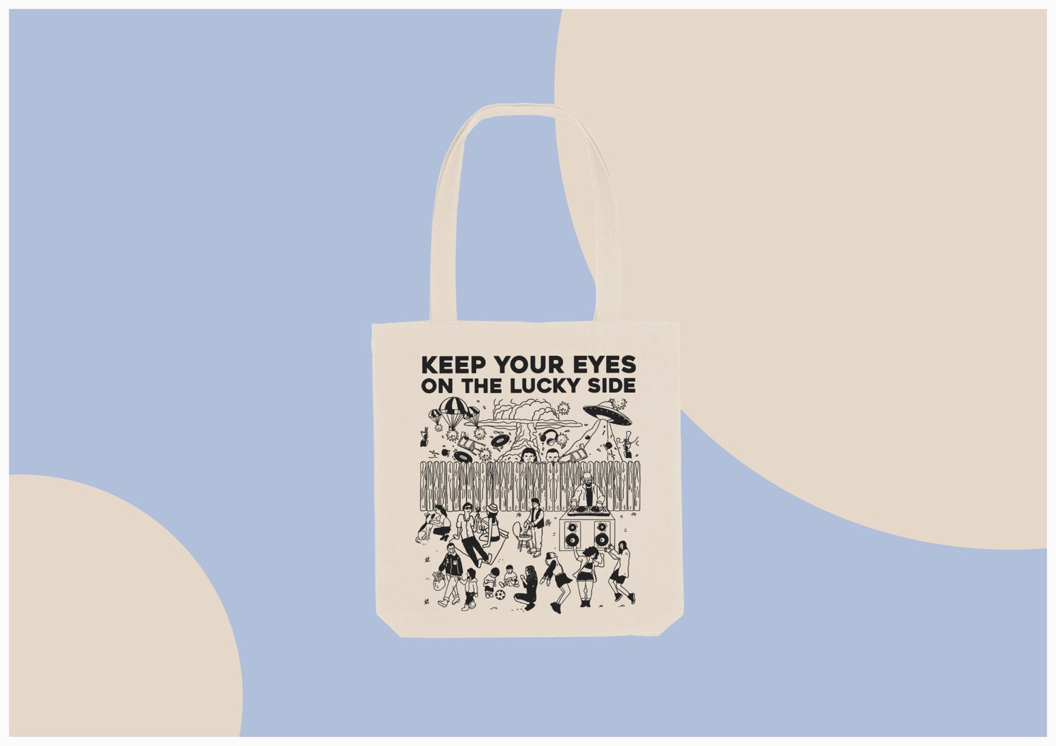 Image of the lucky side Tote Bag