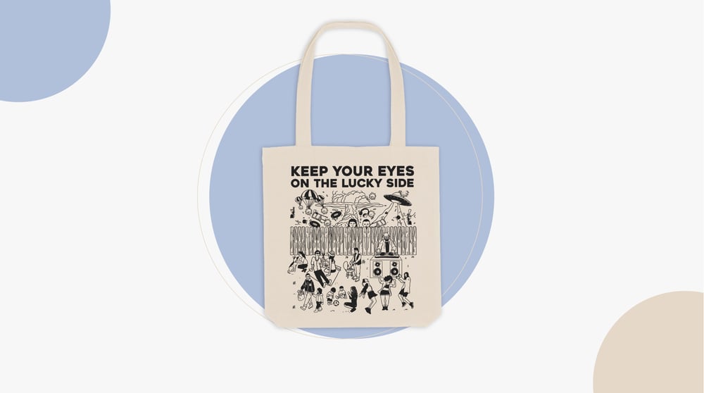 Image of the lucky side Tote Bag