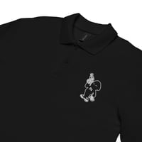Image 4 of Lil N8 Embroidered Unisex pique polo shirt