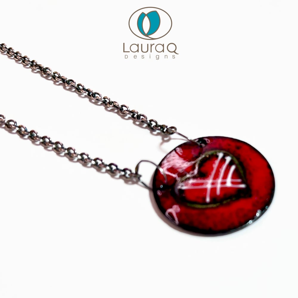 LOVE medal necklace